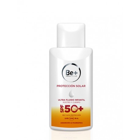 Be+ ultra fluido infantil rostro y cuerpo spf50+ 150ml