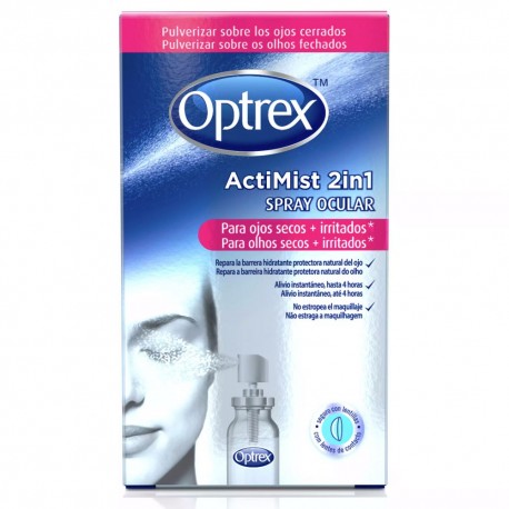 Optrex Spray Actimist 2 en 1 Ojos Secos e Irritados 10ml
