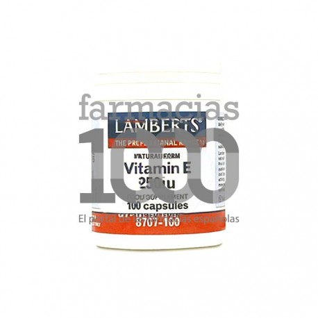 Lamberts Vitamina E 250ui 100cáps