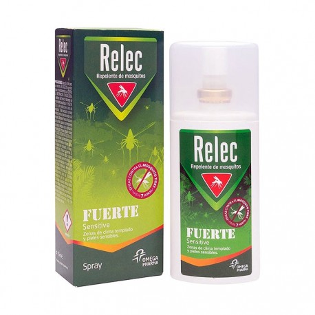 Relec Fuerte Sensitive Spray Repelente Mosquitos 75ml
