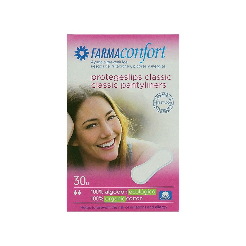 Farmaconfort Compresas de Algodón Anatómicas Clásicas, 20 Unidades