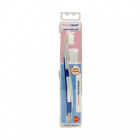 GingiLacer cepillo dental adulto suave cabezal pequeño 1ud