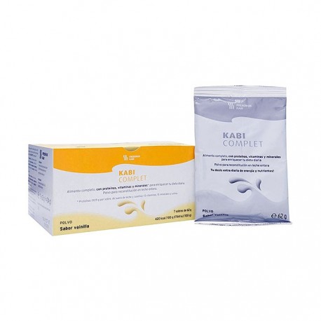 Kabi Complet polvo sabor vainilla 7 sobres 62g