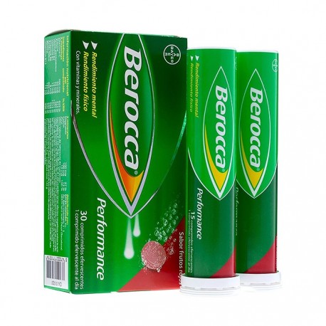 Berocca® Performance Frutos Rojos efervescente 30comp