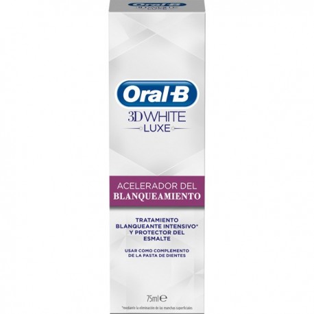 oral b 3d white luxe acelerador del blanqueamiento 75ml