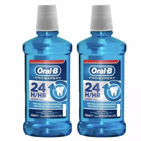 oral b colutorio pro expert protección profesional pack 500 ml 2 unidades