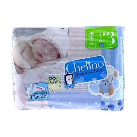 Chelino T3 Fashion & Love 4-10 Kg 36uds