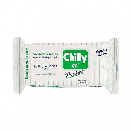 Chilly® Pocket toallitas refrescante 12uds