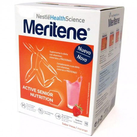 Meritene Sabor Fresa 15 Sobres