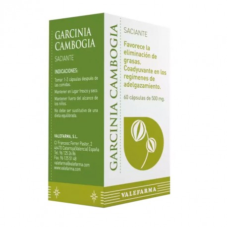 Garcinia Cambogia Saciante 60 Cápsulas