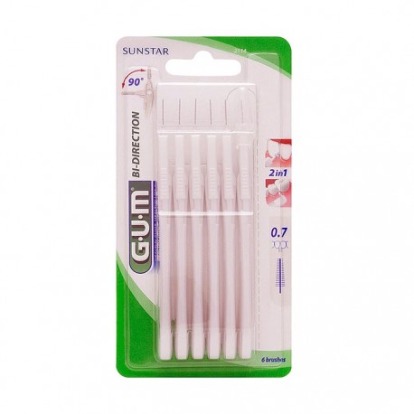 GUM® cepillo Proxabrush Bi direction R.2114 6uds