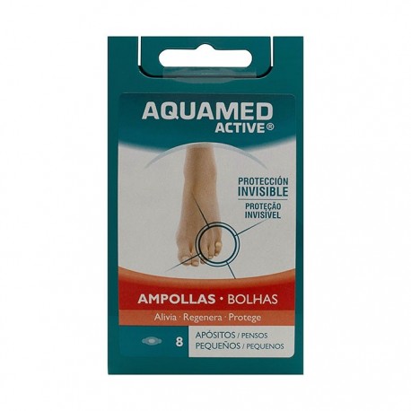 Aquamed Active ampollas apósito hidrocoloide T-pequeño 8uds