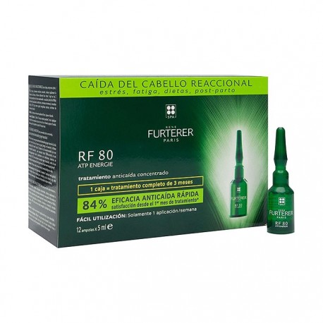 René Furterer 80 tratamiento anticaída concentrado 12amp