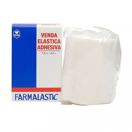 Farmalastic venda elástica adhesiva 7,5cmx4,5m 1ud