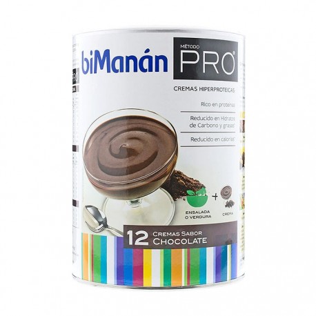biManán® método PRO crema chocolate 12 cremas