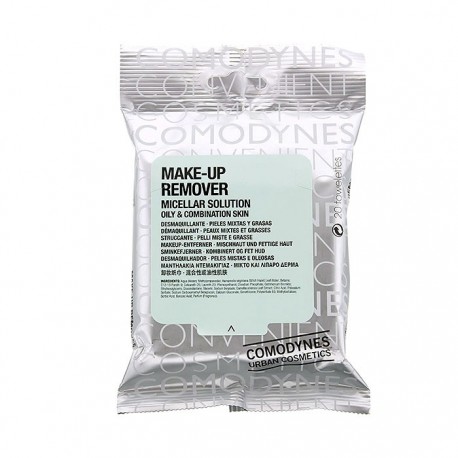 Comodynes toallitas make-up remover oily & combination skin 20uds
