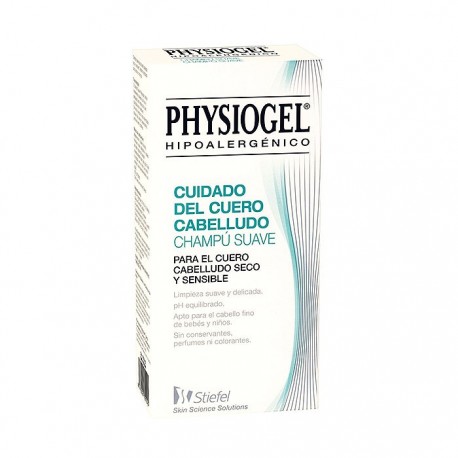 Physio gel champú suave cuero cabelludo seco sensible 250ml