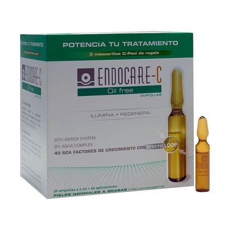 Endocare C Oil Free 30 Ampollas X 2 ml