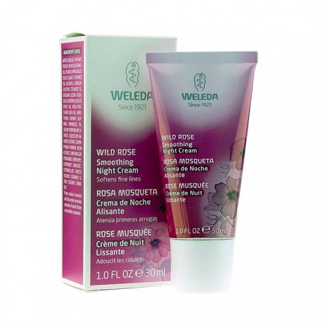 Weleda Crema de Noche Alisante de Rosa Mosqueta 30ml