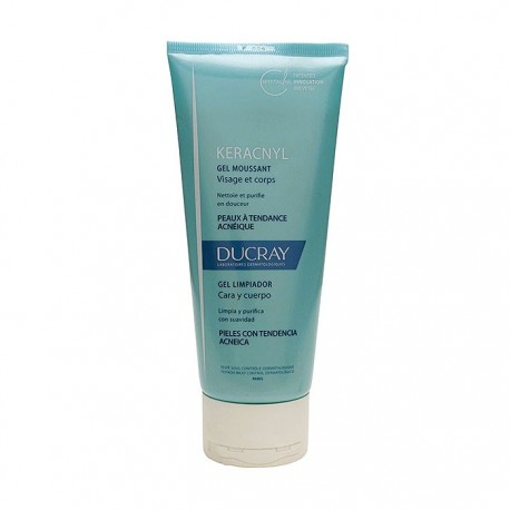 ducray keracnyl gel limpiad. acne 200 ml