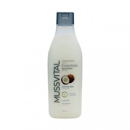 Mussvital gel de baño con leche coco 750ml