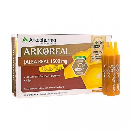 arkoreal jalea real 1500 mg. 20 ampollas