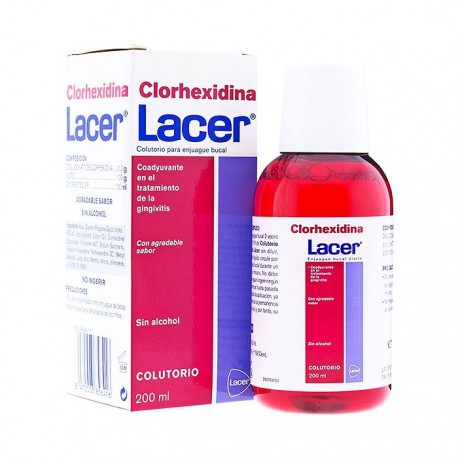 lacer colutorio clorhexidina 200 ml