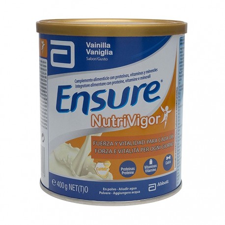 ensure nutrivigor 400 g lata vainilla