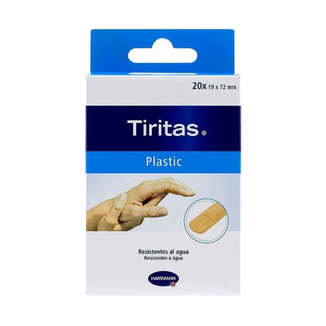 tiritas plastic 19x72mm 20 uds