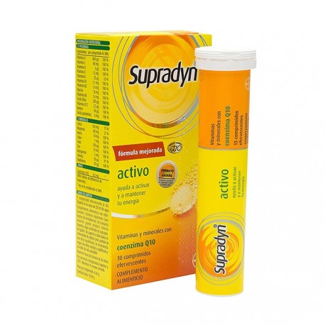 supradyn activo 30 comp. efervescentes