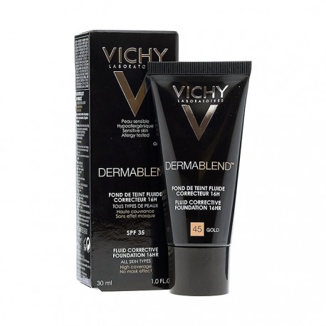 Vichy Dermablend Fondo de maquillaje fluido corrector 16 horas 30ml