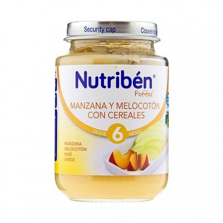 nutriben junior manza/melocot/cereal 200