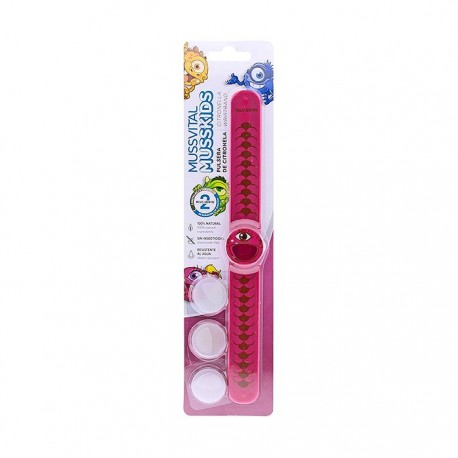 Mussvital Musskids pulsera de citronela rosa 1ud