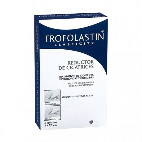 trofolastin reductor de cicatrices 5x7.5 cm 5 uds