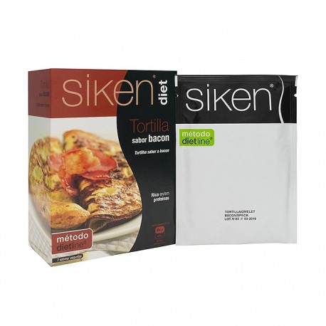 Siken Diet Tortilla de Bacon 7 Sobres