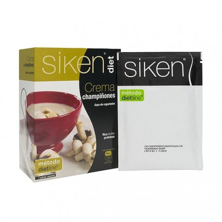 Siken Diet Crema de Champiñones 7 Sobres