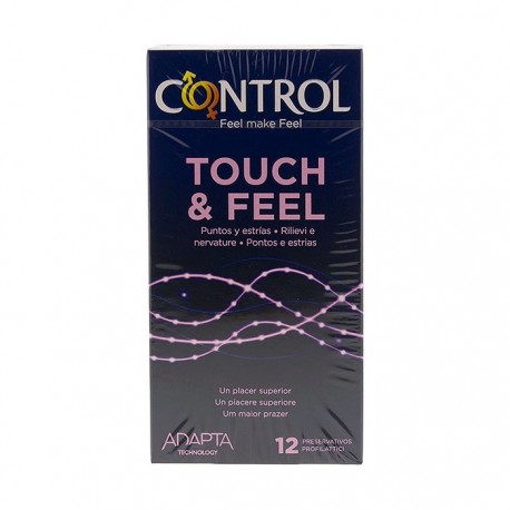 preservativo control touch & feel 12 uds
