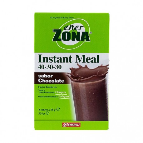 Enerzona Instant meal choco 4 sobres