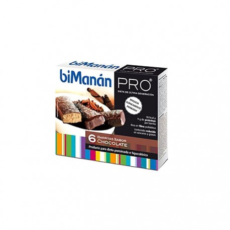 biManán® Pro snack chocolate 6 barritas