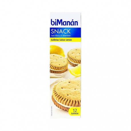 bimanán galletas limón 12 uds