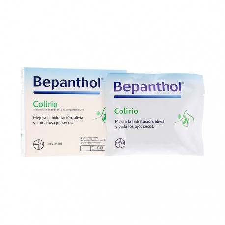 bepanthol colirio 0,5ml x 10 monodosis