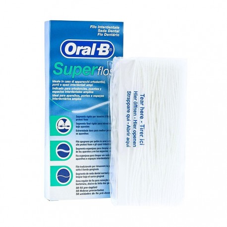 oral-b seda dental super floss 50 metros