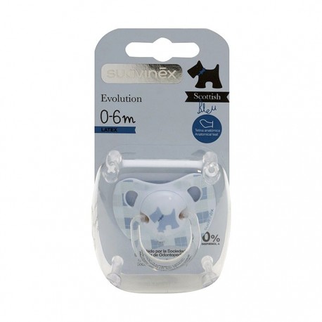 Suavinex chupete evolution perrito azul 0-6 m