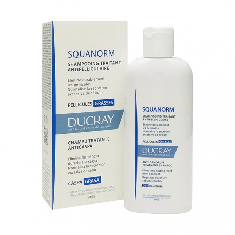 Ducray squanorm champu caspa grasa 200 ml