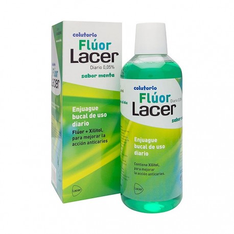 lacer colutorio fluor menta 0,05 500 ml