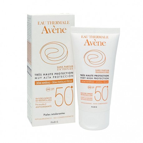 Avène Solar crema pantalla física SPF50+ 50ml