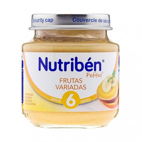 nutriben bebe frutas variadas 130 gr.