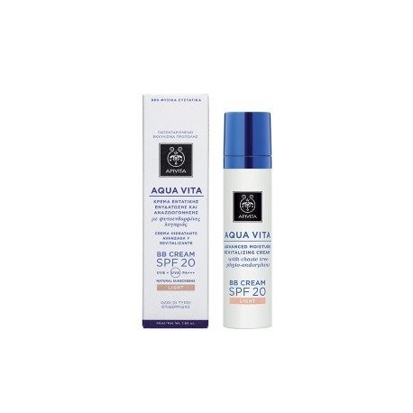 Apivita Aqua Vita BB Cream Hidratante SPF20 Tono Claro 40ml