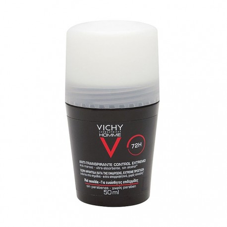 Vichy Homme ani-transpirante control extremo 72h 50ml