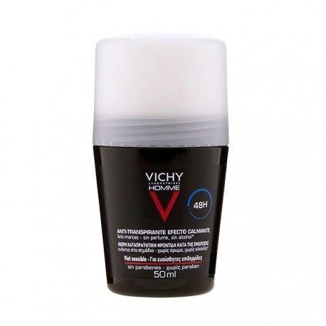 Vichy homme desodorante bola piel sensible 50ml